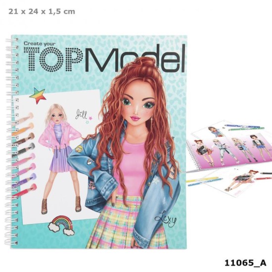 Create your TOPModel Colouring Book