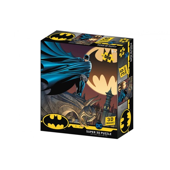 DC Super 3d Batman Bat Signal Moving Image Puzzle 500pc