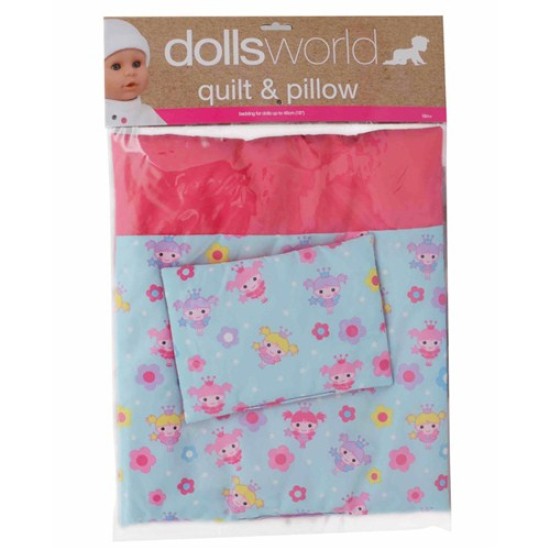Dolls World Quilt and Pillow