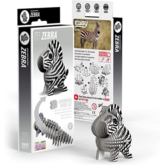 Eugy 011 Zebra Model Kit