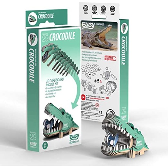 Eugy 029 Crocodile Model Kit