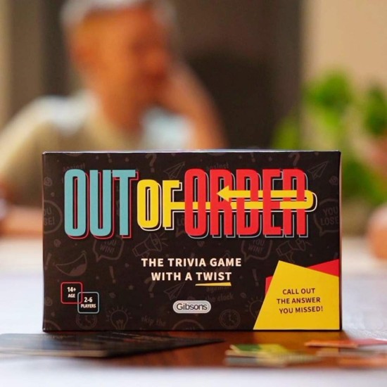 OUT OF ORDER GAME  The Independent newspaper just listed Out of Order as one of the best Christmas gifts for teens, rating it a solid 8.5/10.