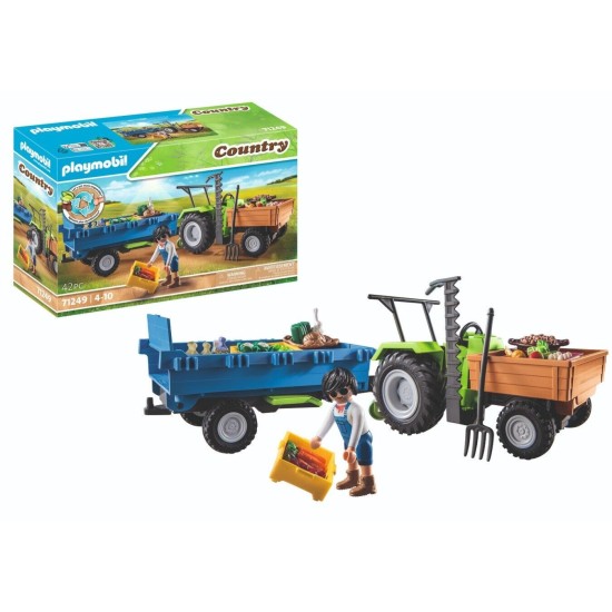 Playmobil Country tractor with trailer - 71249 